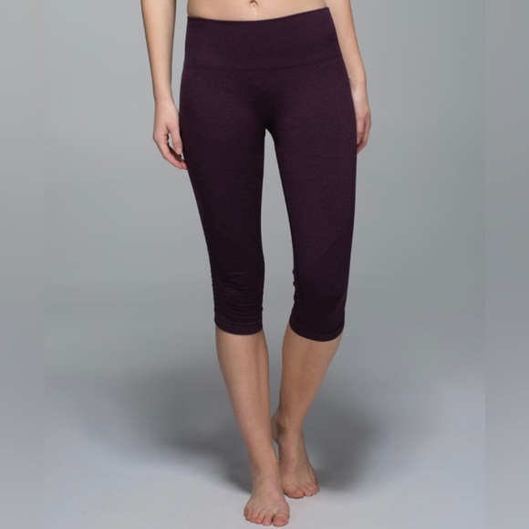 Lululemon In the Flow seamless crop legging women’s size 2 - Picture 3 of 7